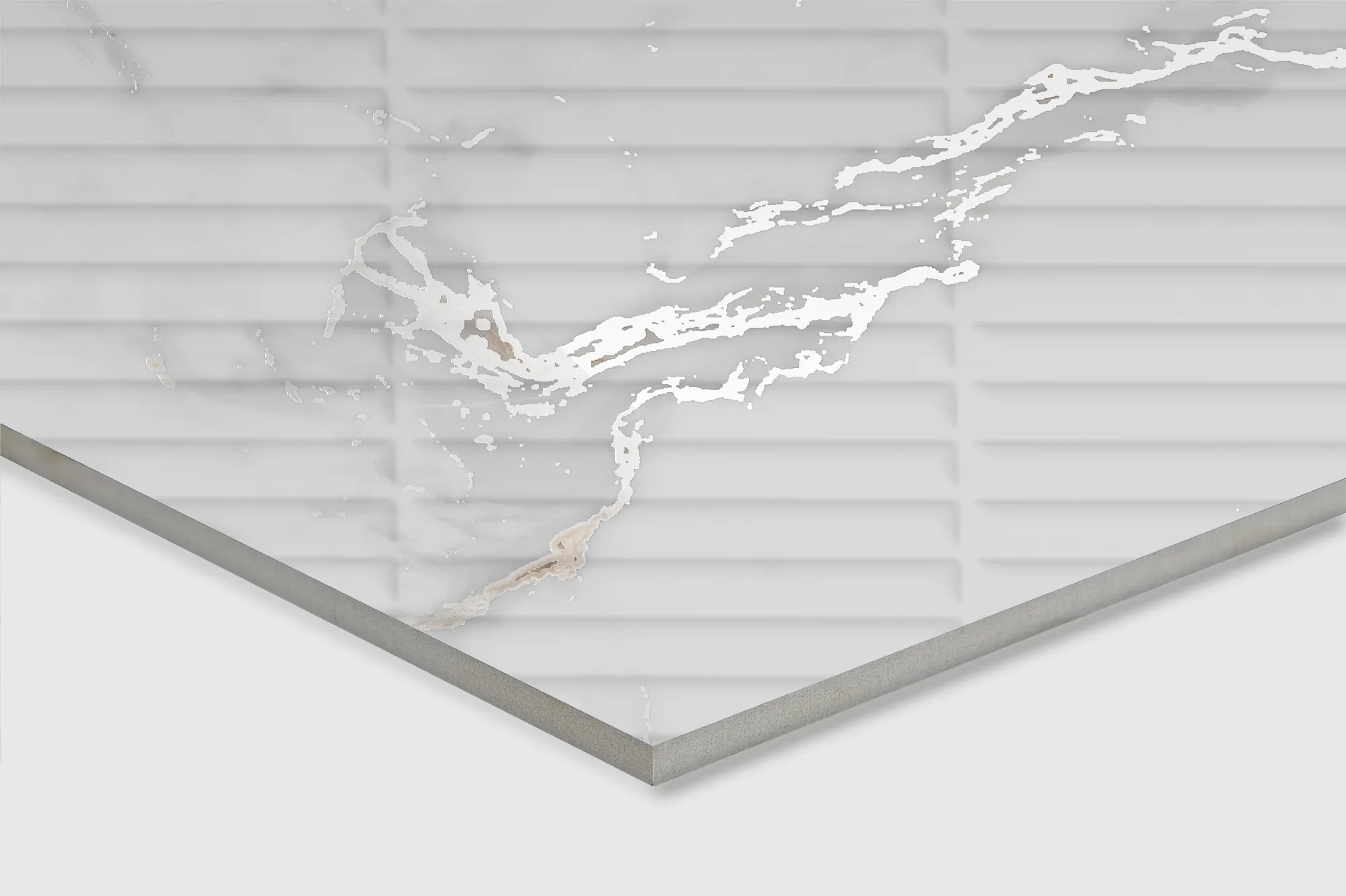 Керамогранит Креанза CP4001-D Statuario Seville Decor Carving Pro Punch 60x120 белый