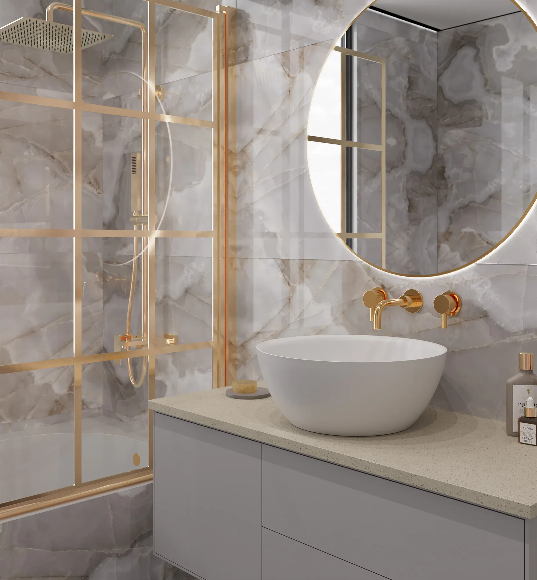 Керамогранит Аркадия Керамика RT6008-A Rex Onyx Blue Matt Rustic 60x60 голубой