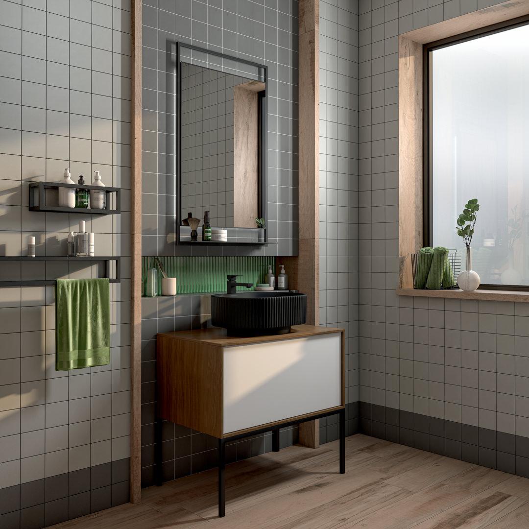Керамогранит Kerama Marazzi Агуста белый натуральный из 36 частей 30.1x30.1 21058