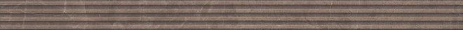 Бордюр Kerama Marazzi LSA005 Орсэ коричневый структура 3,4x40