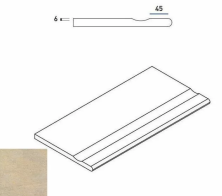 Бортик с выемкой закругленный Italon District X2 Sand 30x60