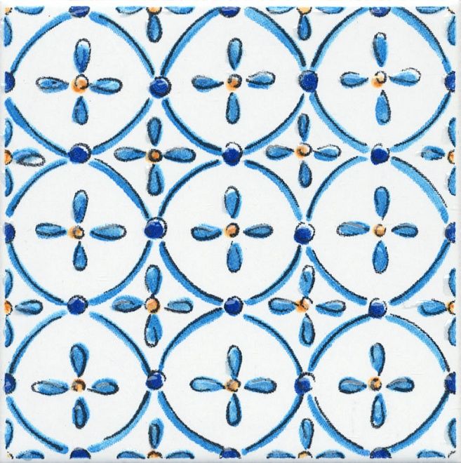 Вставка Kerama Marazzi Капри майолика 9.8x9.8 STG\A485\1146H
