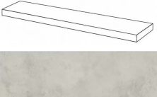 Ступень угловая правая Italon Millennium Silver 33x160