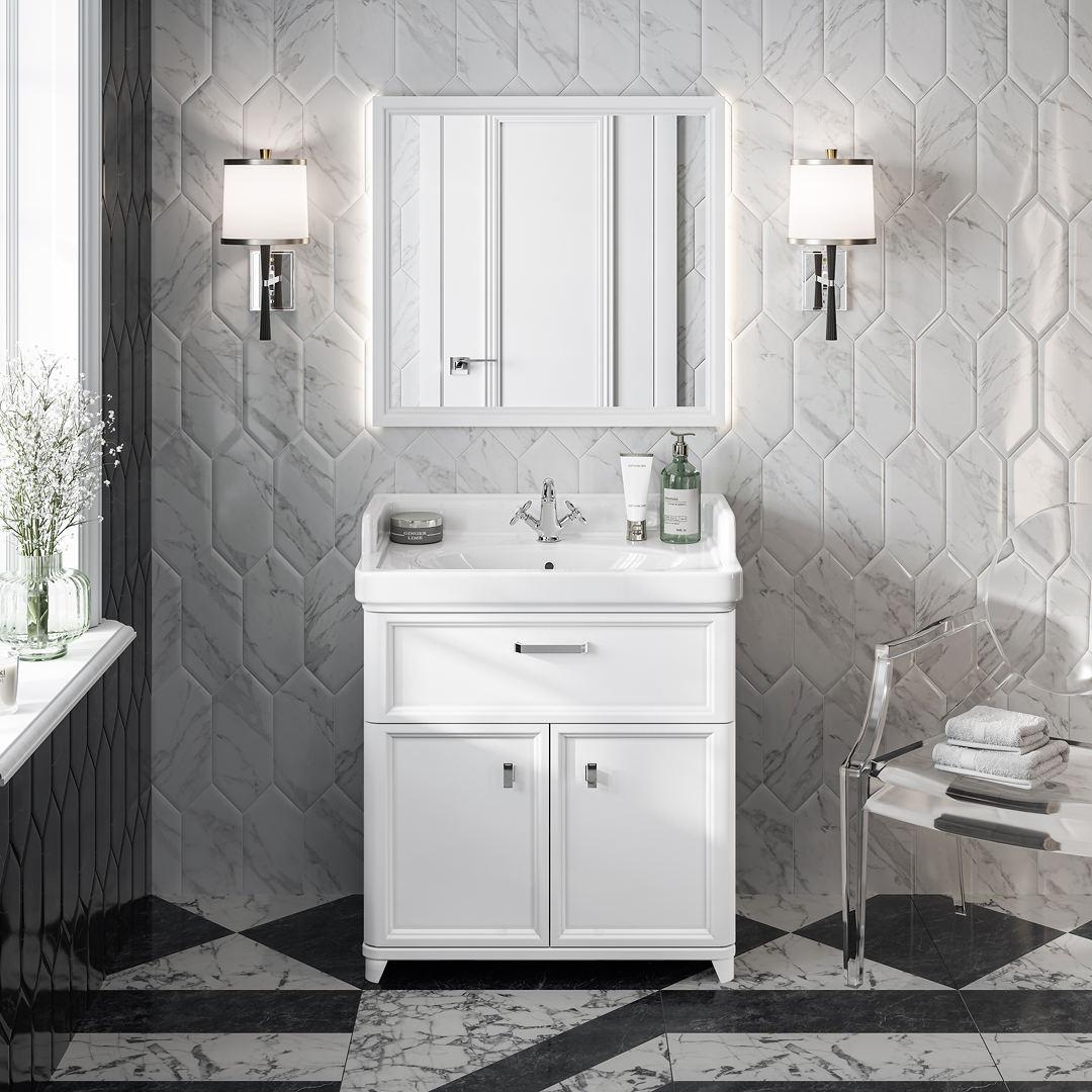 Керамическая плитка Kerama Marazzi Келуш белый глянцевый 14x34 35006
