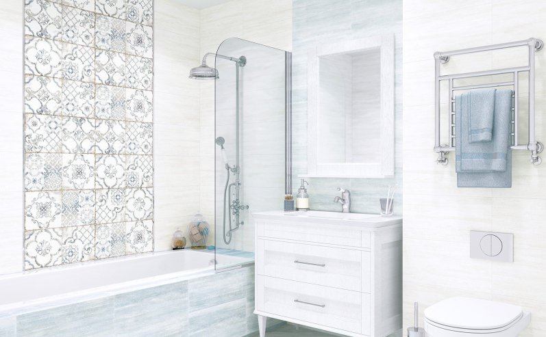 Керамическая плитка Alma Ceramica Венеция TWU09PSR014 разноцветный 24.9x50