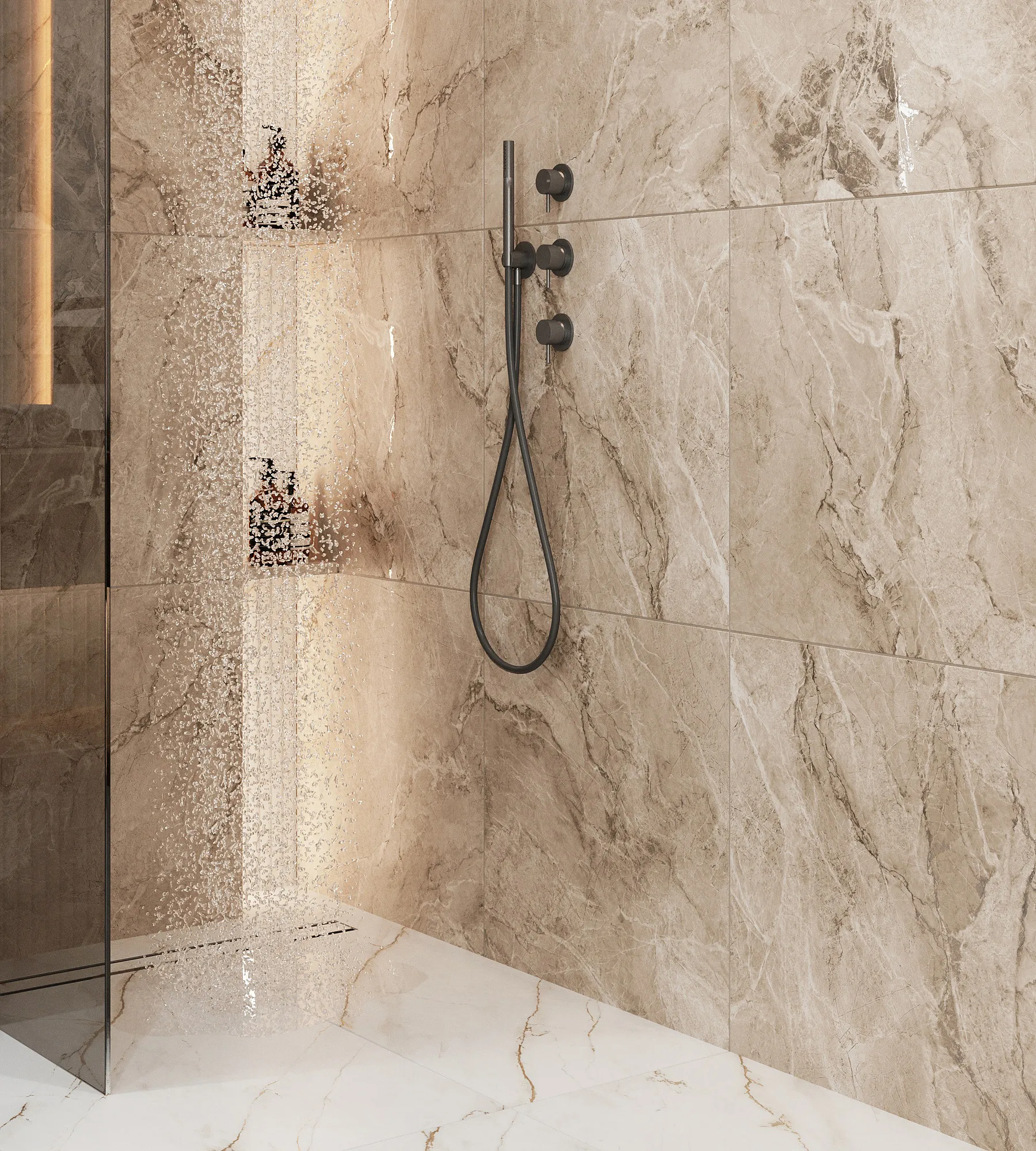 Керамогранит Аркадия Керамика CR4009-A Bolivia Dove Carving 60x120 серый