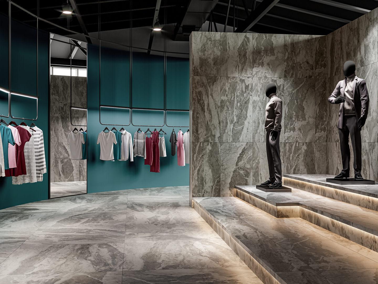 Ступень клееная DL503120R\GCF Альбино серый обрезной 33x119.5