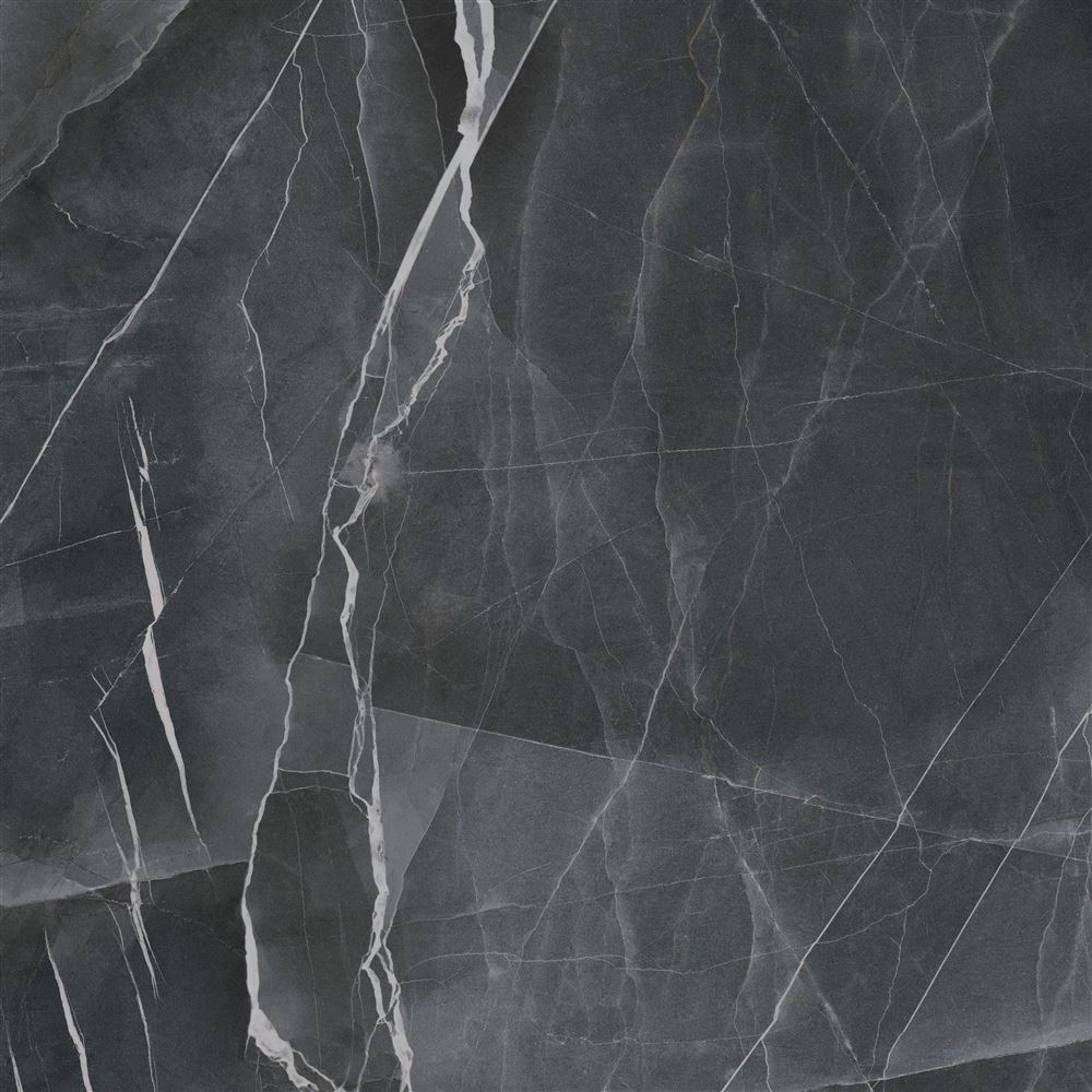Керамогранит Vitra CityMarble Калакатта Блэк R9 60x60 лаппатированный