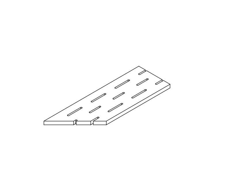 Решетка левая Italon Magnetique Х2 White 20x60