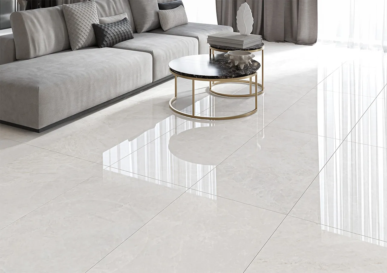 Керамогранит Старо Taj Bianco Polished 60x120 белый