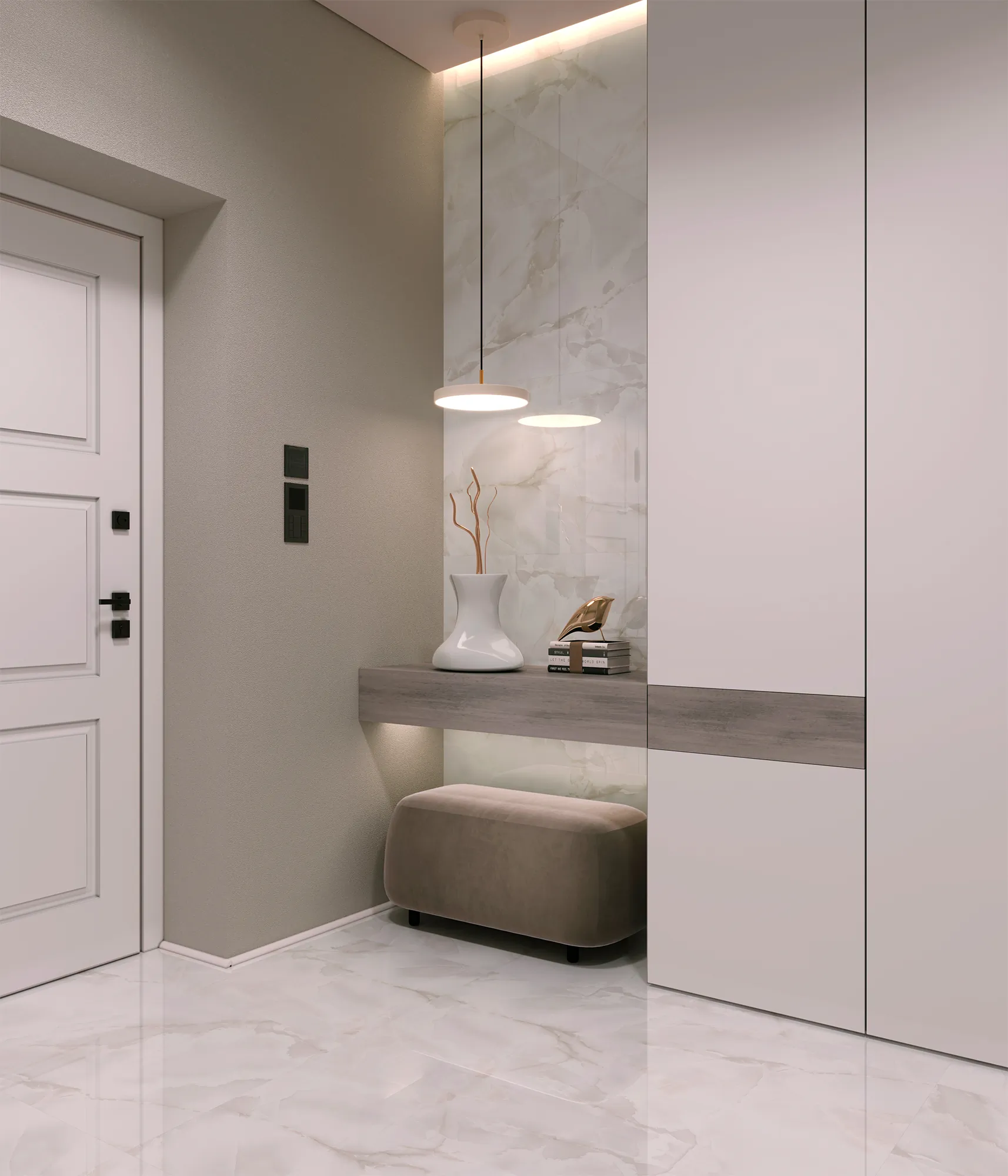 Керамогранит Аркадия Керамика FP1003-A Primo Onyx Full Polished 60x120 белый