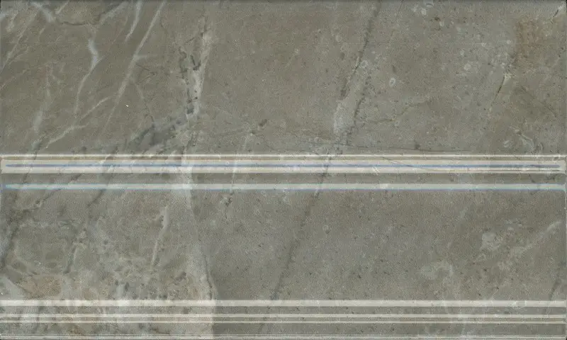 Плинтус Kerama Marazzi FMB034 Кантата серый глянцевый 15x25