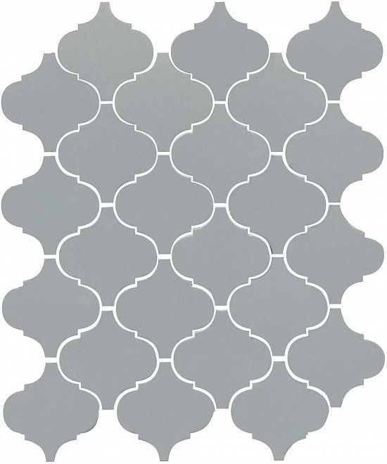 Керамическая плитка Kerama Marazzi 65012 Арабески глянцевый серый 26x30