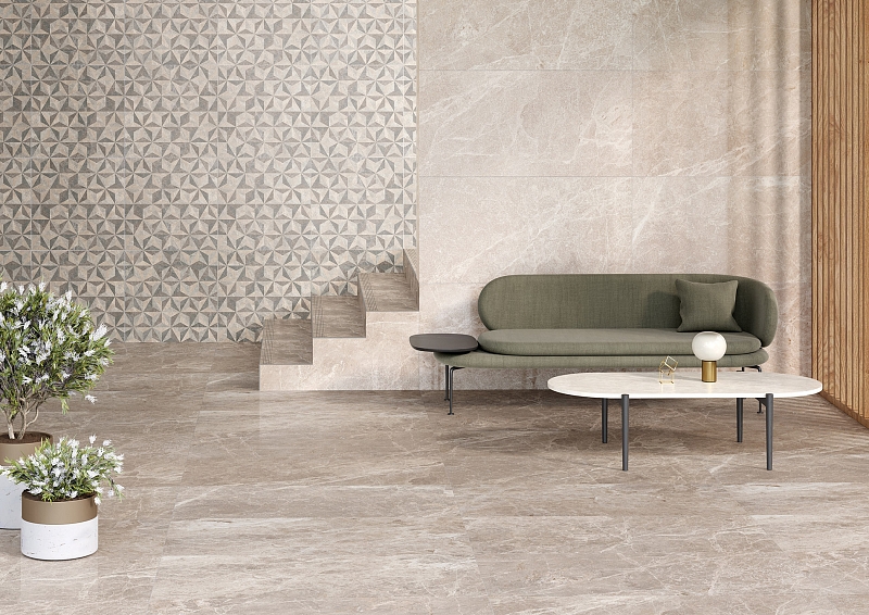 Мозаика Vitra Marmostone Темно-серый R9 30x30 лаппатированный