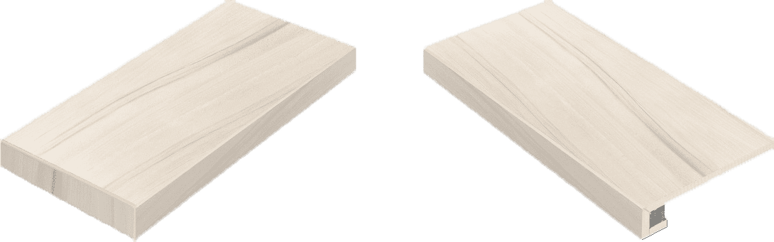 Ступень угловая левая Italon Wonder Moon 33x60