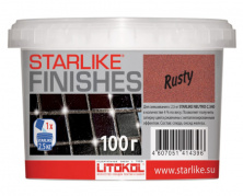 Декоративная добавка для затирки Литокол RUSTY 0.1кг красно-медный