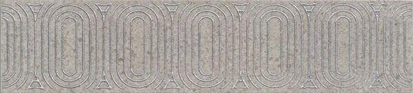 Бордюр Kerama Marazzi OP\B206\12137R Безана серый обрезной 5,5x25