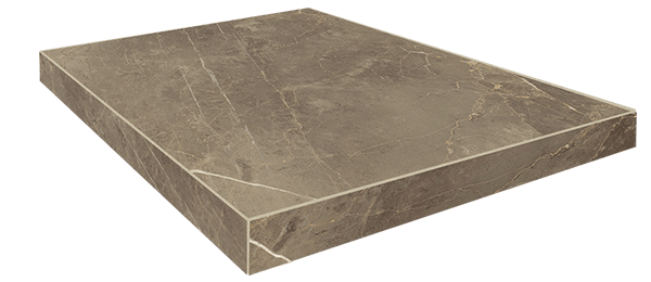 Ступень угловая правая ColiseumGres Portofino Grigio 33x90