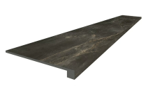 Ступень ColiseumGres Канова Дарк фронтальная 620070002819 черный 33x120