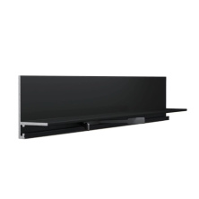 Микроплинтус Laconistiq L MAX угловой черный анод. 35,6х16,2х4,9х2450мм 7 зажимов в компл.