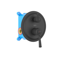 Смеситель для ванны (внешняя и скрытая часть) Aquatek матовый черный AQ1546MB КЛАССИК