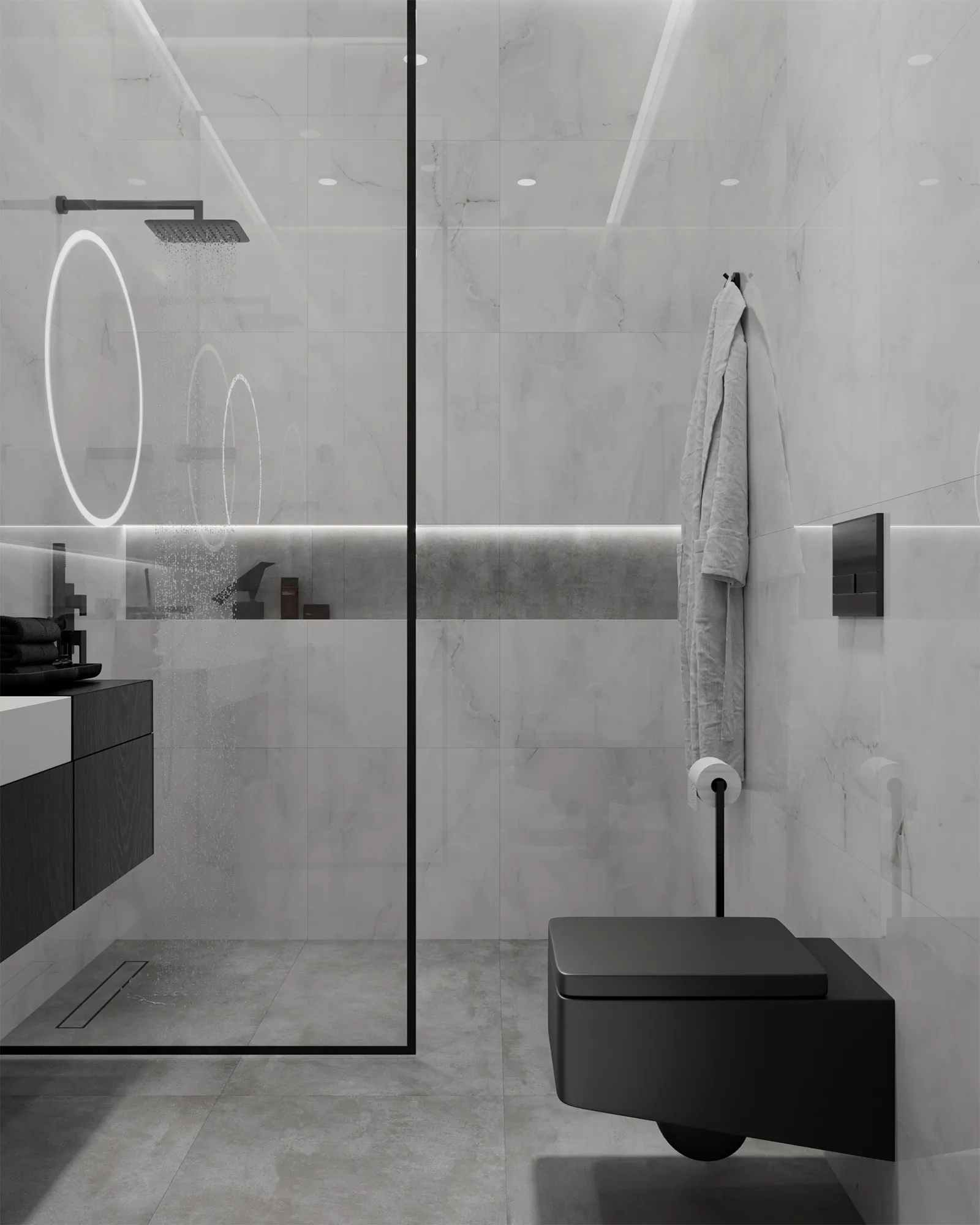 Керамогранит Аркадия Керамика FP1020-A Anty Sky Grey Full Polished 60x120 серый