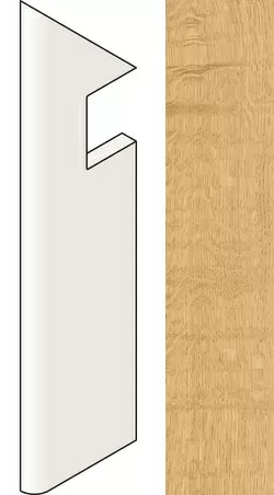 Ступень левая Heartwood Malt Battiscopa Sag.Sx AMAZ 7.2x30