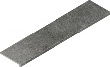 Ступень Италон Магма Графит фронтальная 620070003014 серый 33x120