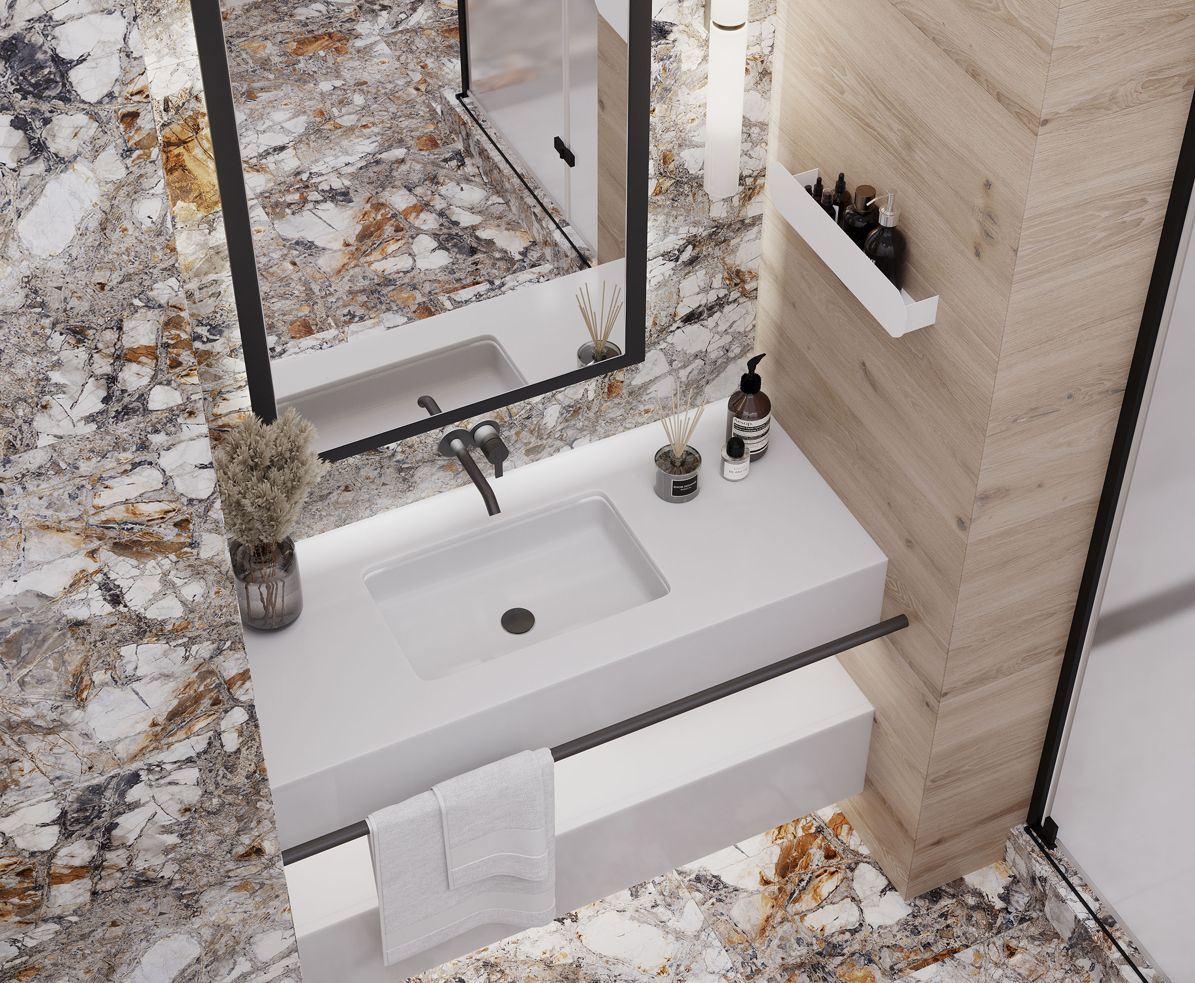 Керамогранит Laparet Maia Gray 60x120 полированный