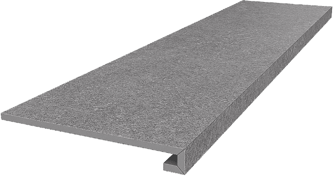 Ступень Kerama Marazzi DL501200R\GCF клееная Роверелла пепельный 33x119,5