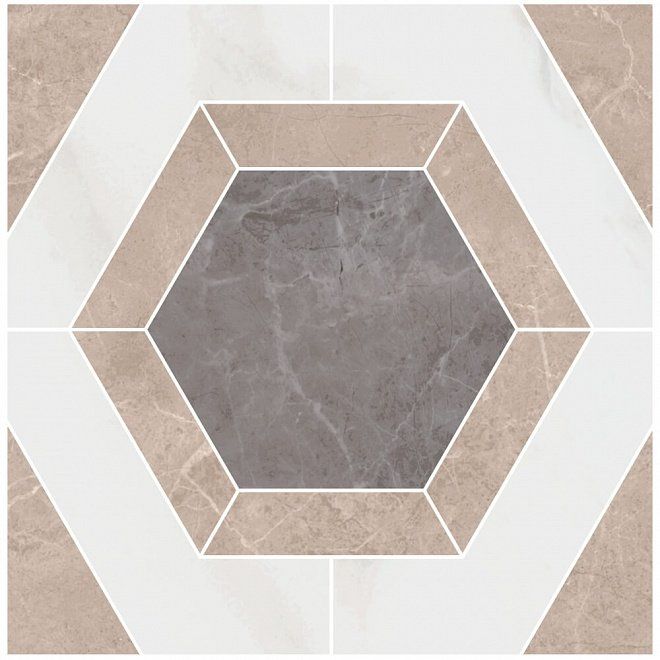 Декор Kerama Marazzi ID101 Гран Пале наборный 20,1x25,1