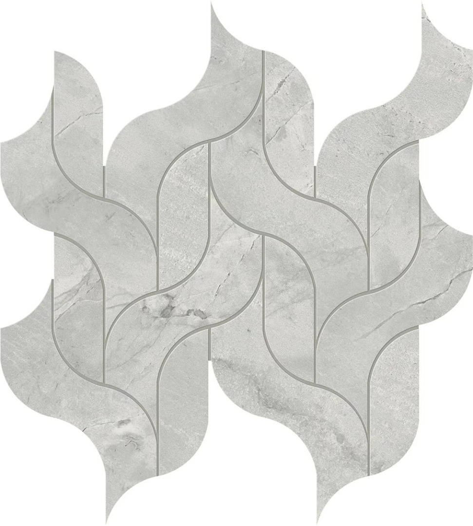 Мозаика Atlas Concorde Marvel X Grey Cloud Waterfall Polished 30.5x27.7 AF8U