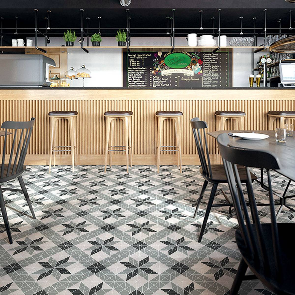 Мозаика СтарМозаик Cube Grey 25.9x25.9 серый