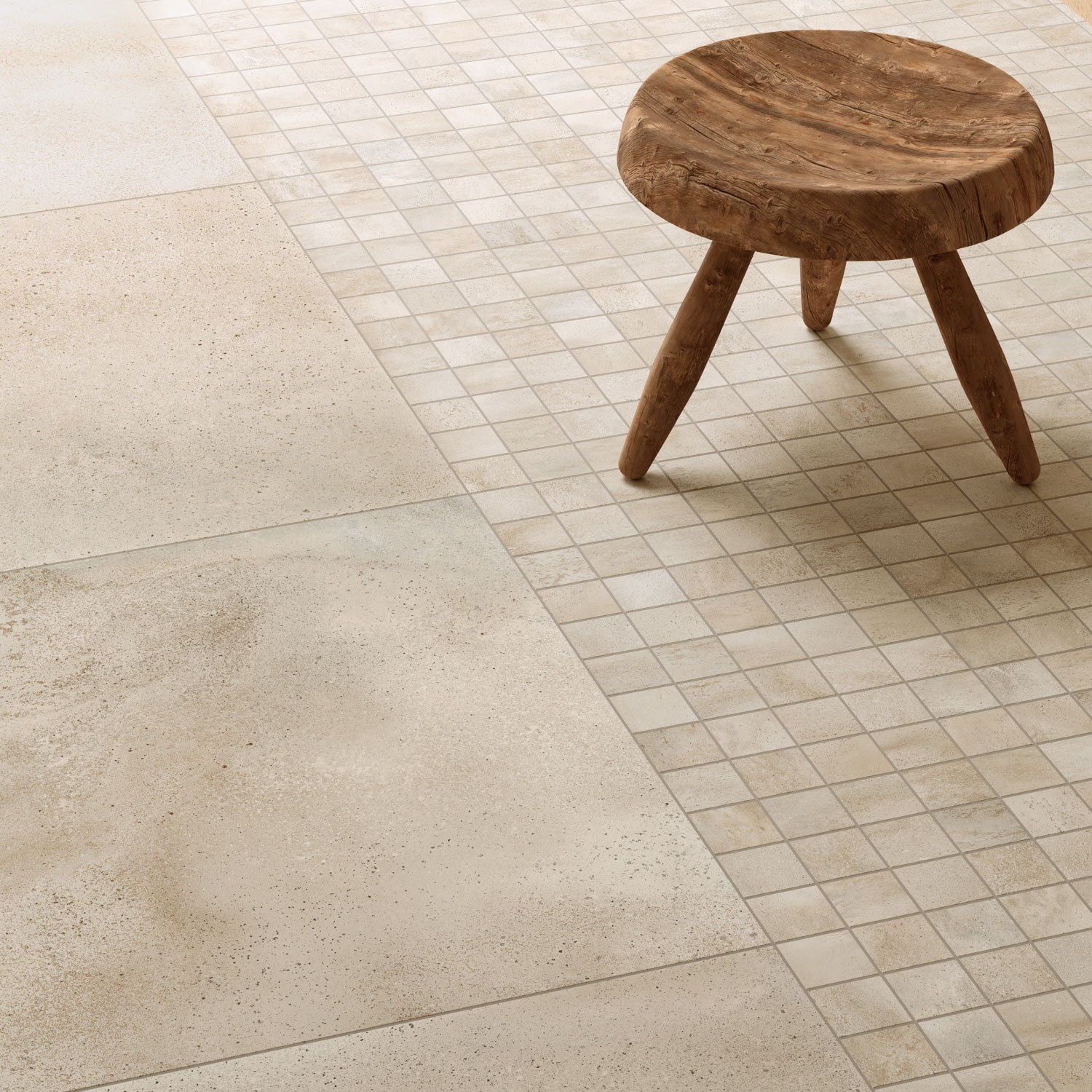 Ступень Coliseumgres Монца Крим фронтальная 620070003004 кремовый 33x120