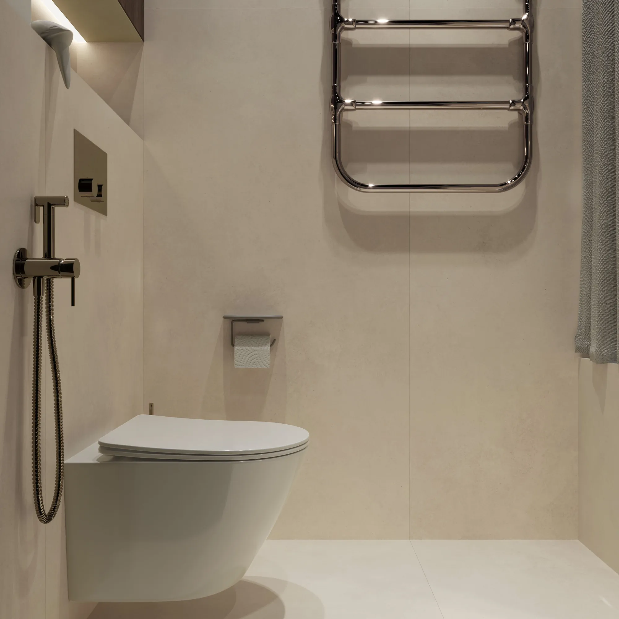 Керамогранит Креанза CZ-RT03-B Cement Beige Matt Rustic 80x160 бежевый