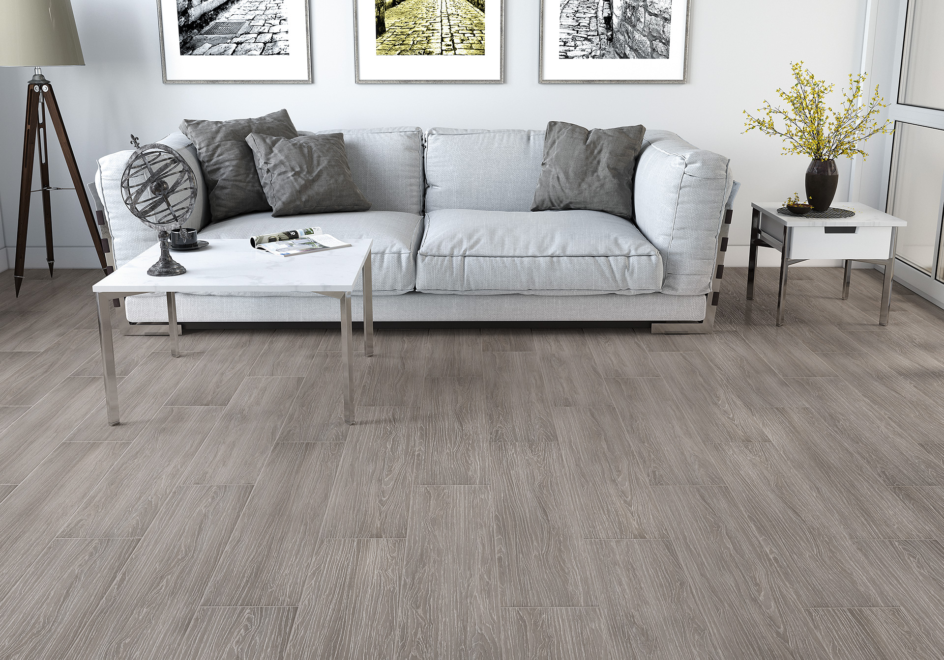 Керамогранит Alma Ceramica Сандал GFA92SND44R коричневый 20x90