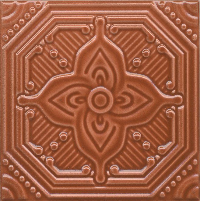 Декор Kerama Marazzi SSA005 Салинас оранжевый 15x15