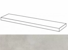 Ступень угловая правая Italon Millennium Silver 33x120