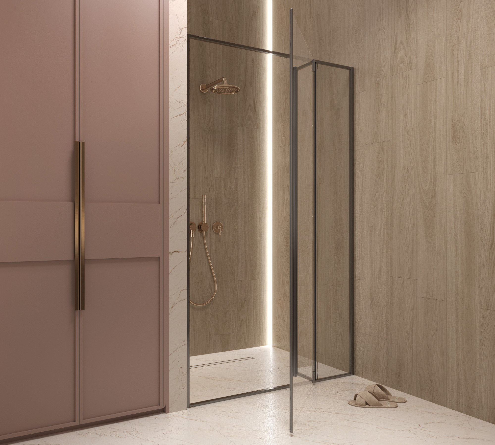 Керамогранит Креанза CW-RT06-B Cedar Wood Pine Rustic Wood 20x120 бежевый