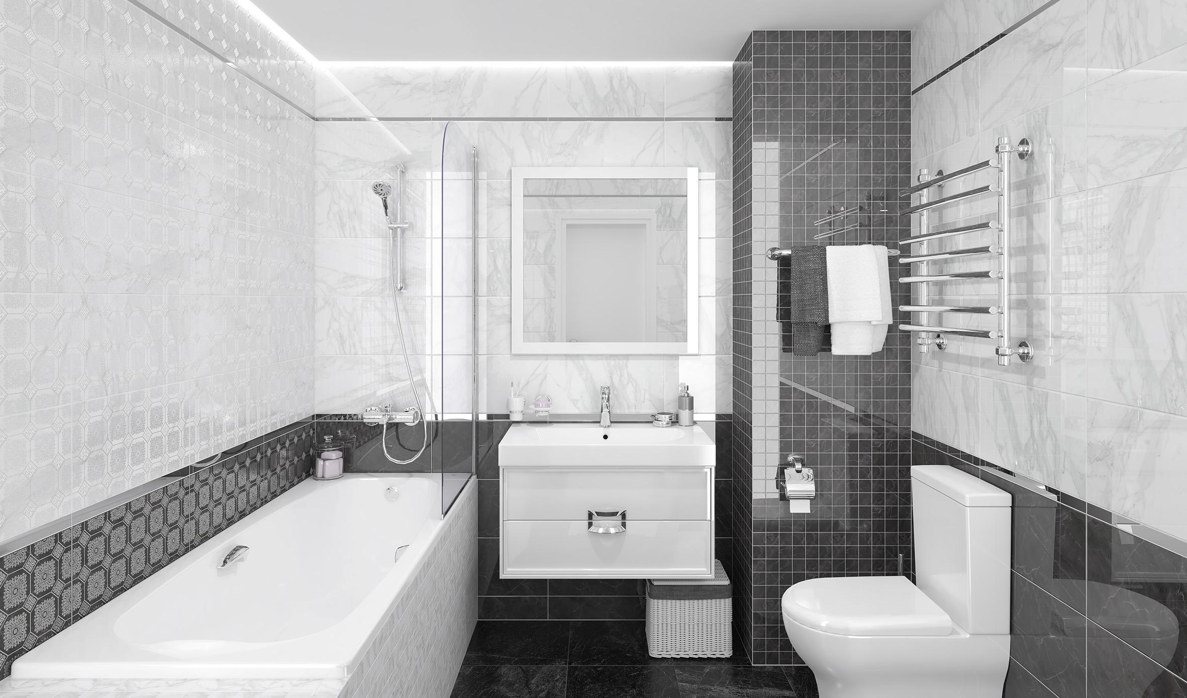 Мозаика (MM34038) Laparet Olimpus мозаичный чёрный 25x25 глянцевый