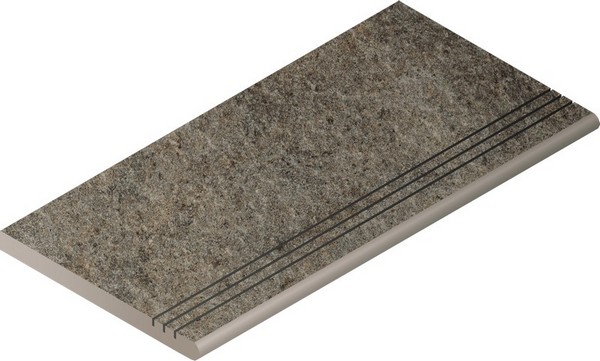 Ступень Италон Дистрикт Эмеральд закругленная Грип 620040000040 коричневый 30x60