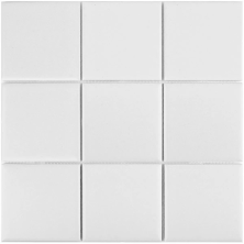 Мозаика СтарМозаик White Matt (MH33900) 30x30 белый
