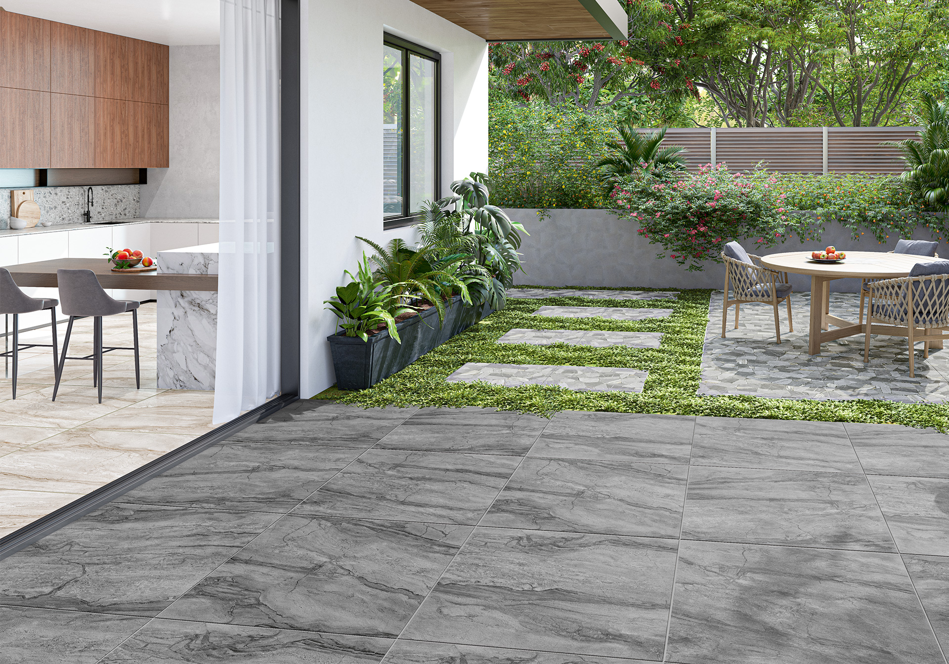 Керамогранит Alma Ceramica Боттичино GFU04BTC04R бежевый 60x60