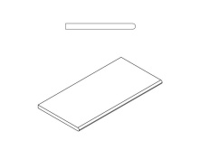 Бортик закругленный Italon Charme Deluxe X2 Grigio Orobico X2 30x60