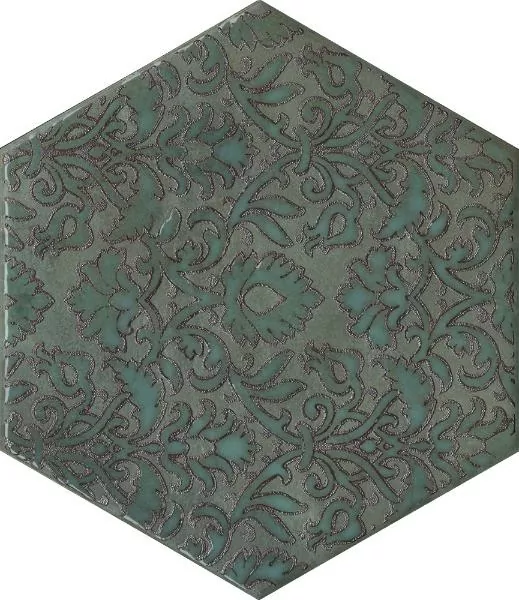 Декор Kerama Marazzi VT\B560\SG23037N Гроссето зеленый 20x23.1