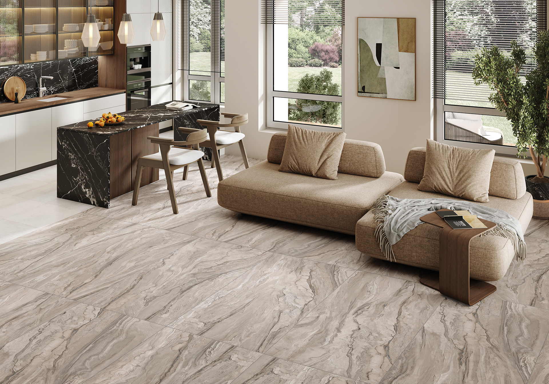 Керамическая плитка Alma Ceramica Аркадия TWU09ARC707 серый 24.9x50