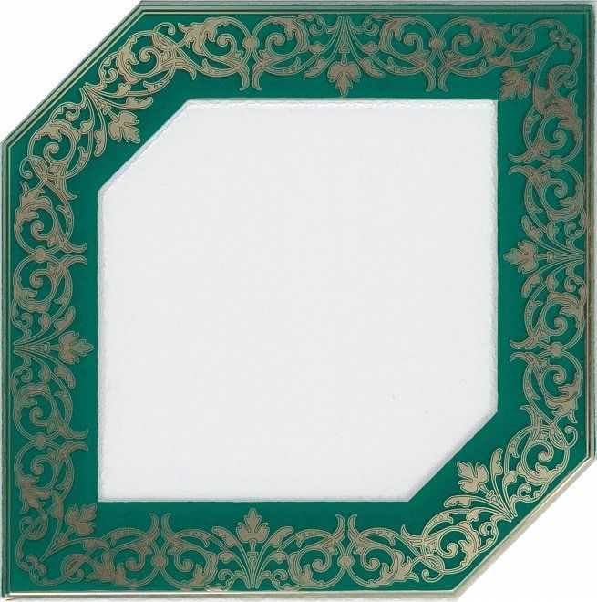 Декор Kerama Marazzi HGD\D250\18000 Клемансо зеленый 15x15