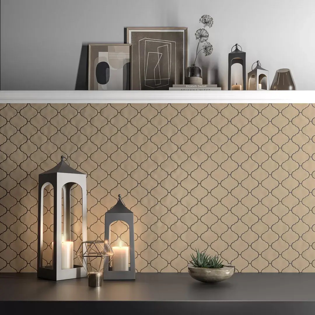 Керамическая плитка Kerama Marazzi KM2630M0061N Арабески Марокко красный матовый 26x30
