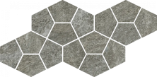Мозаика Италон Магма Фог Призм 620110000247 серый 20.5x41.3