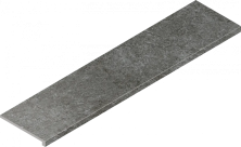 Ступень Италон Магма Графит фронтальная 620070002979 серый 33x120
